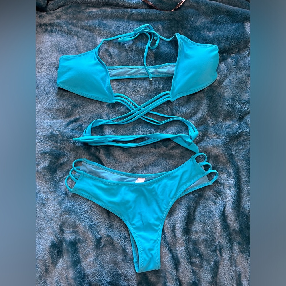 Sunny Co Clothing Kiara Aqua bikini